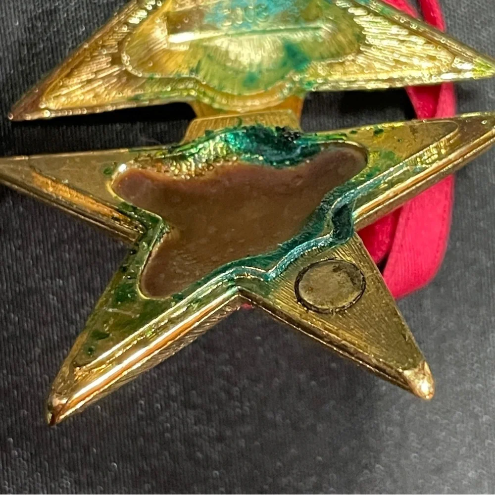 Estee Lauder Gold Holiday Ornament Star
